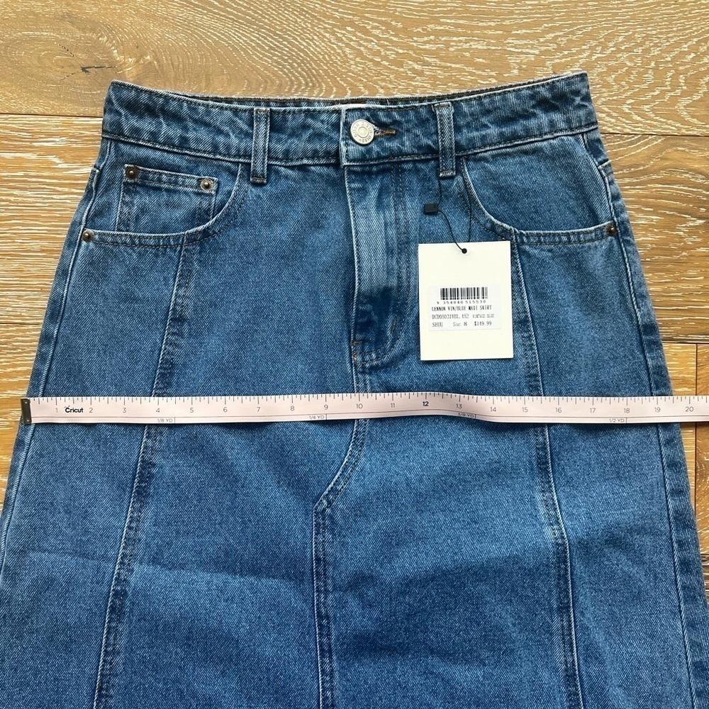 DISSH LENNON VINTAGE BLUE DENIM MAXI sz.US-4 - Picture 11 of 11